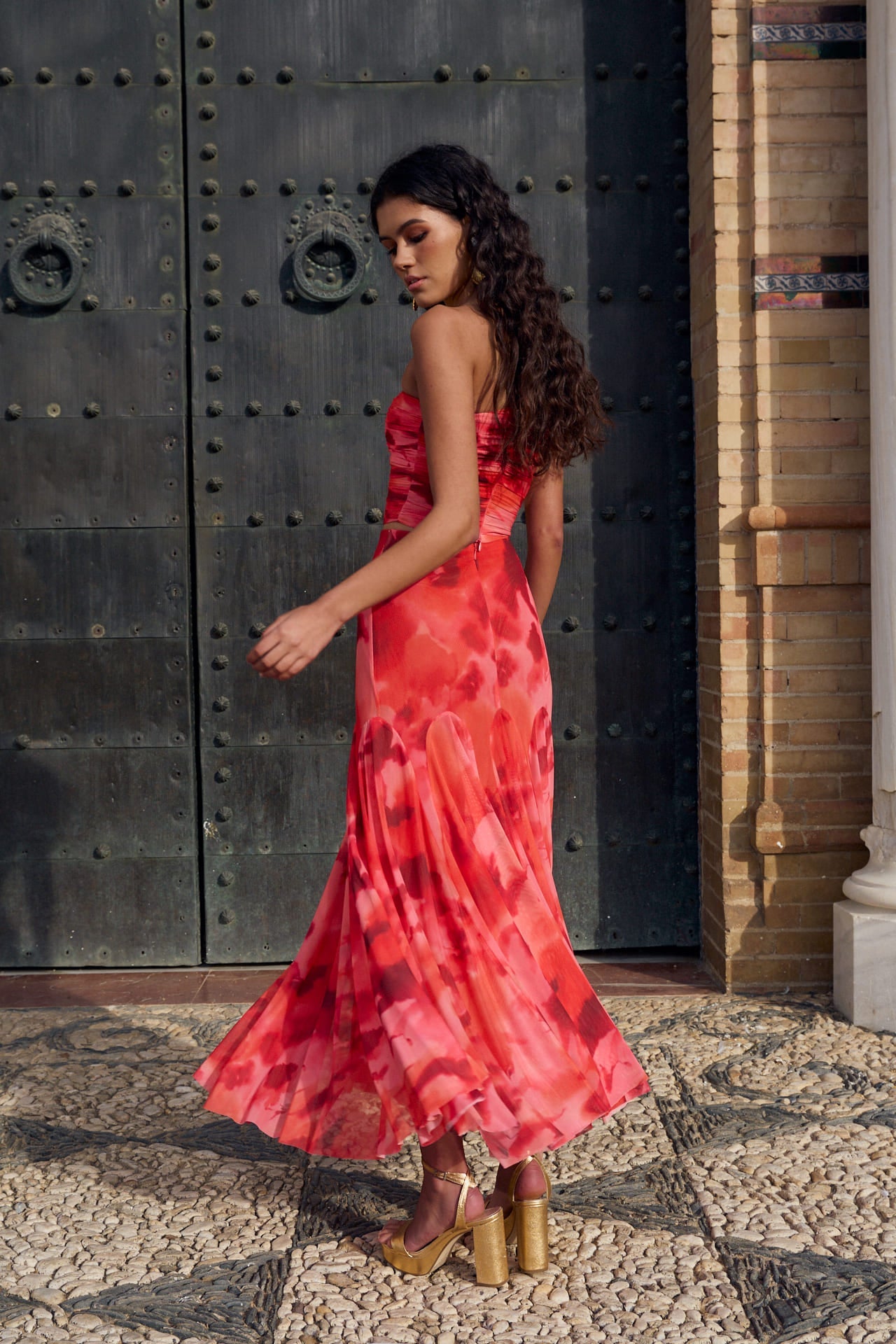 ESTER - CONJUNTO TOP Y FALDA