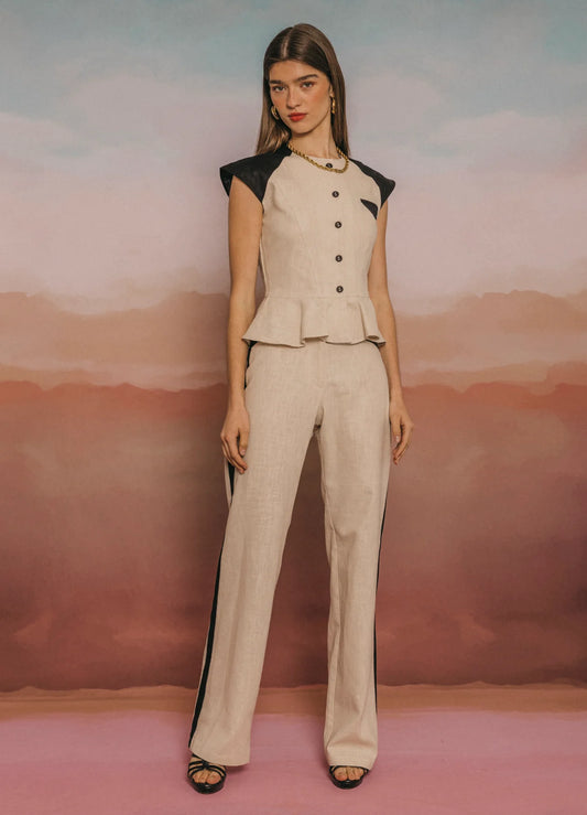 JUANA - CONJUNTO TOP Y PANTALÓN