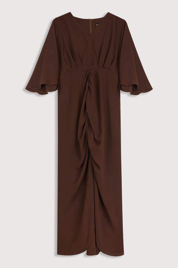 ESCOLÁSTICA - VESTIDO CON ESCOTE EN V