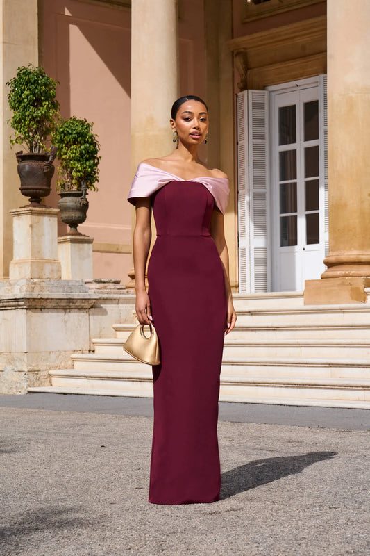 CIRILA - VESTIDO LARGO PALABRA DE HONOR
