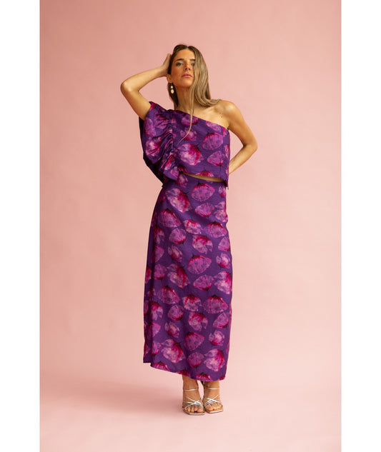 CARLINA - CONJUNTO ASIMÉTRICO CON ESTAMPADO FLORAL