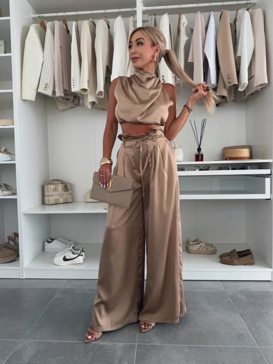 CONCEPCIÓN - CONJUNTO TOP Y PANTALÓN