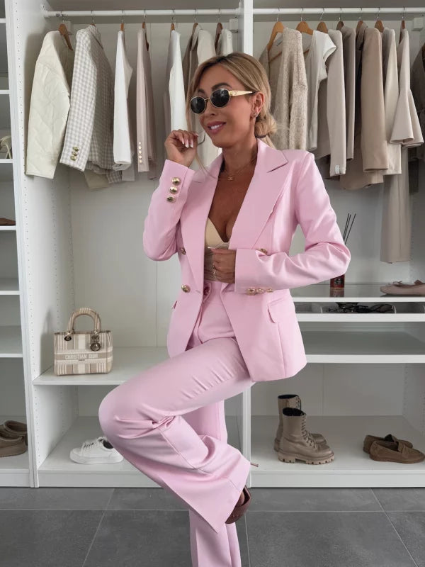 FÁTIMA · CONJUNTO DE BLAZER Y PANTALÓN