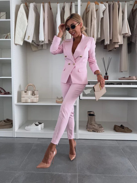 FÁTIMA · CONJUNTO DE BLAZER Y PANTALÓN