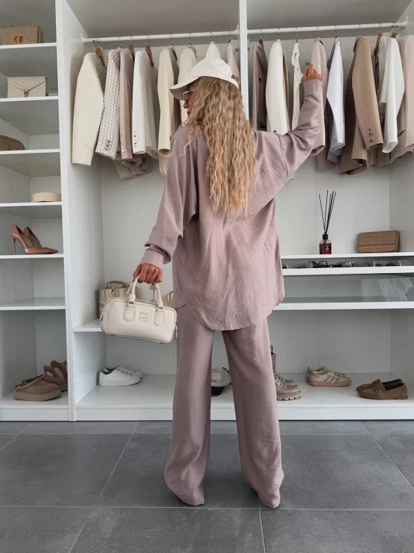 ERICA - CONJUNTO DE CAMISA Y PANTALÓN
