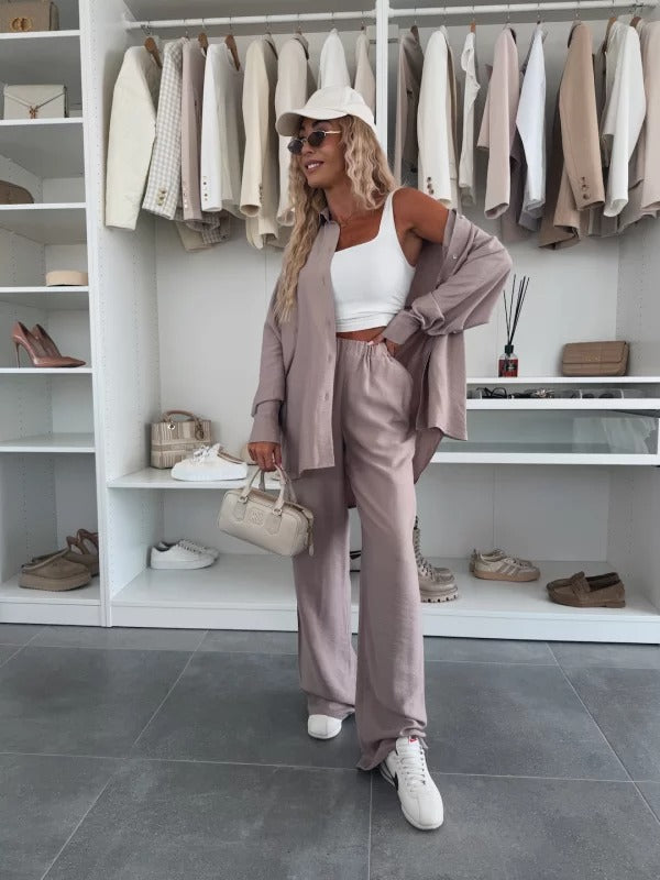 ERICA - CONJUNTO DE CAMISA Y PANTALÓN