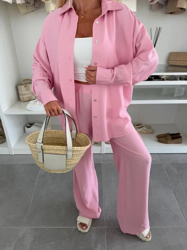 ERICA - CONJUNTO DE CAMISA Y PANTALÓN