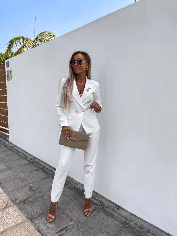 FÁTIMA · CONJUNTO DE BLAZER Y PANTALÓN