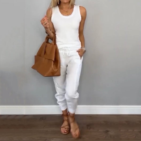 EMILIA - CONJUNTO TOP Y PANTALÓN