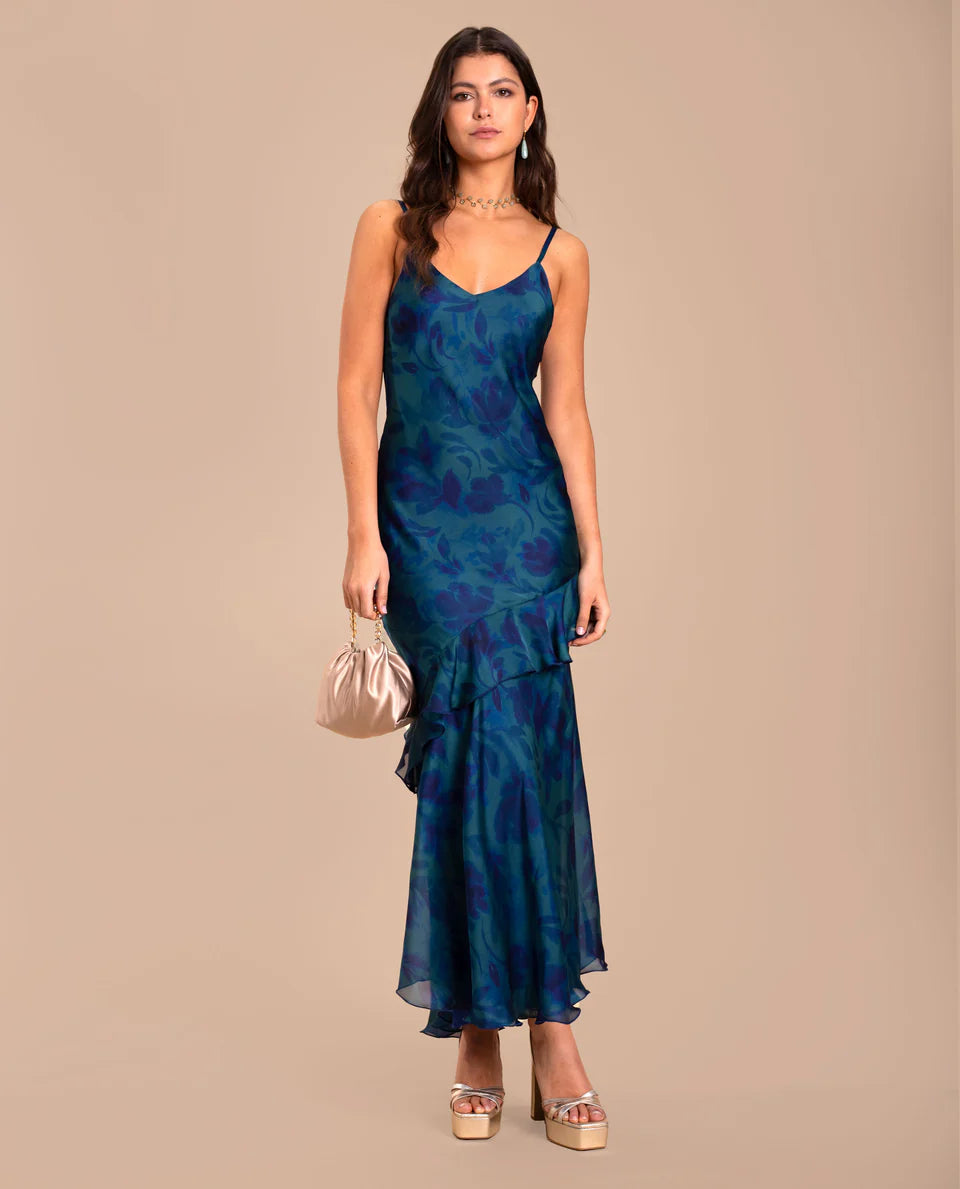 JUDITH - VESTIDO MIDI LENCERO