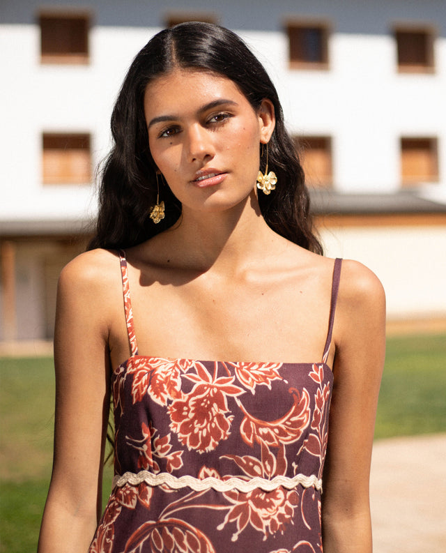 AURELIA - VESTIDO CON ESTAMPADO FLORAL