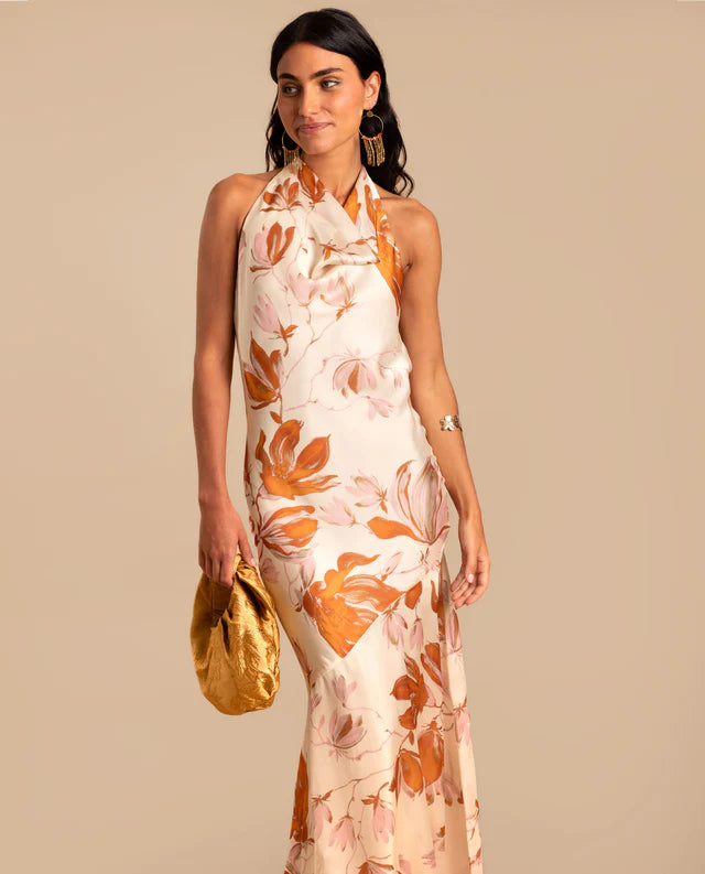 SELMA - VESTIDO LARGO ESTAMPADO