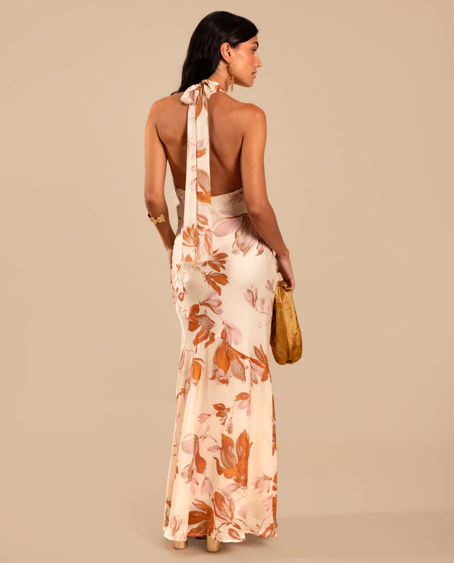 SELMA - VESTIDO LARGO ESTAMPADO