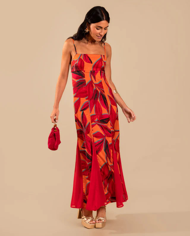 SABINA - VESTIDO LARGO ESTAMPADO