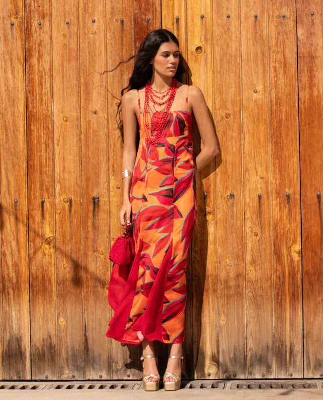 SABINA - VESTIDO LARGO ESTAMPADO