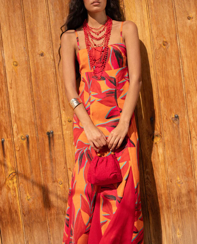 SABINA - VESTIDO LARGO ESTAMPADO