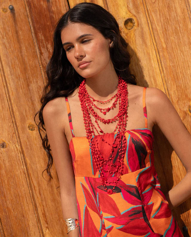 SABINA - VESTIDO LARGO ESTAMPADO