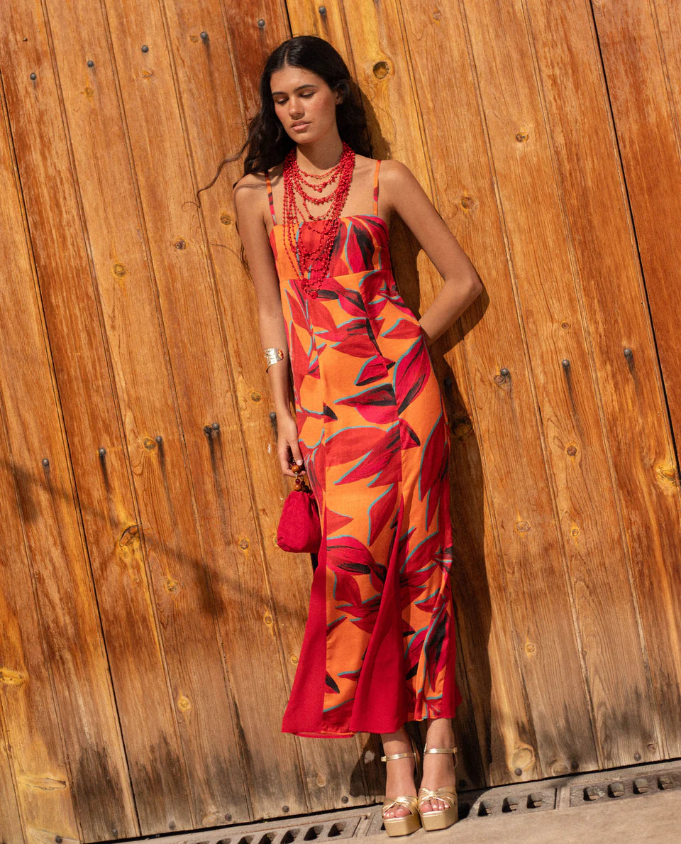 SABINA - VESTIDO LARGO ESTAMPADO