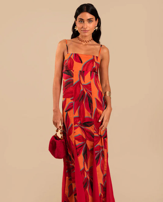 SABINA - VESTIDO LARGO ESTAMPADO