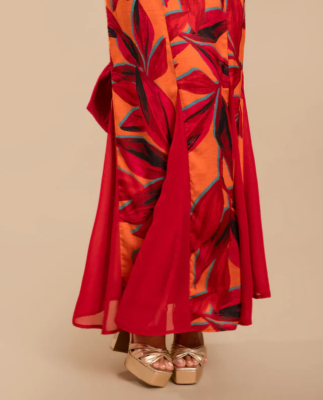 SABINA - VESTIDO LARGO ESTAMPADO