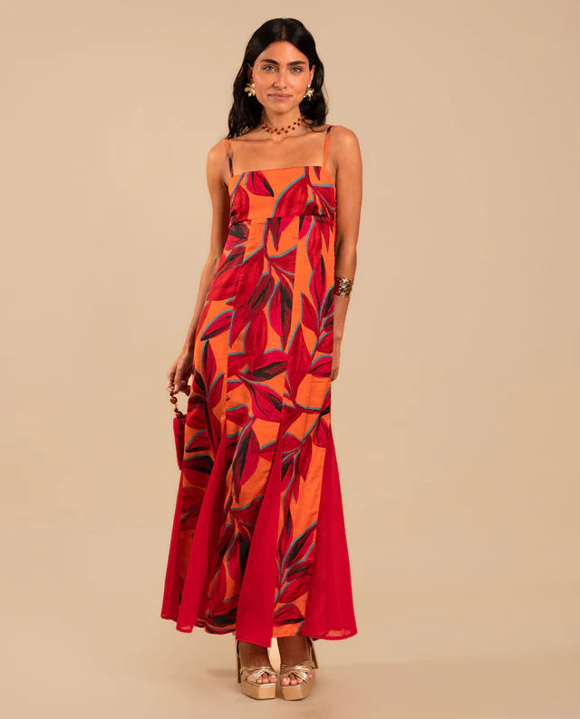 SABINA - VESTIDO LARGO ESTAMPADO