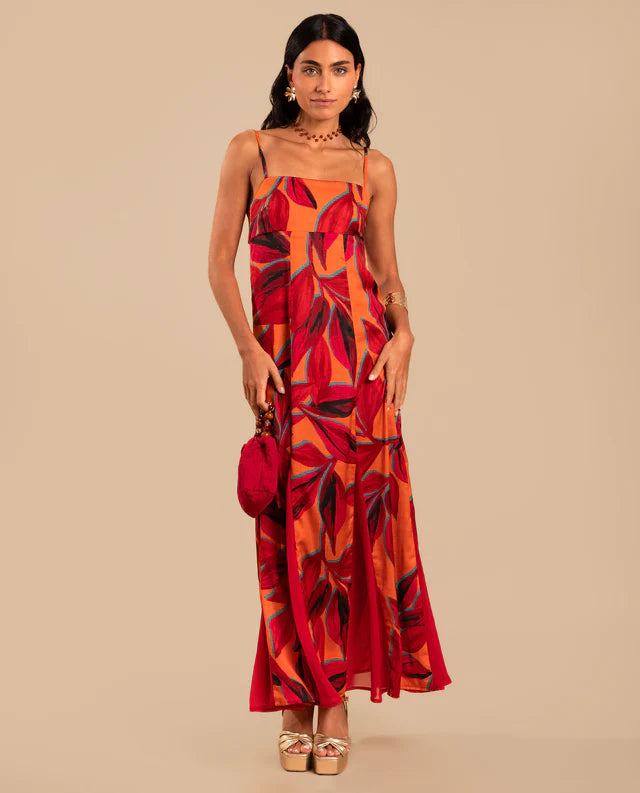 SABINA - VESTIDO LARGO ESTAMPADO