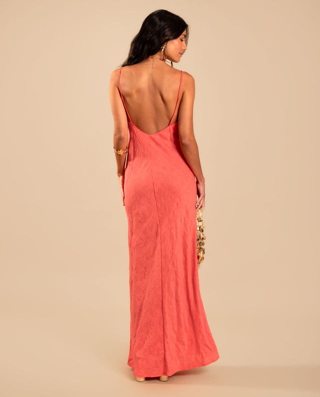 NICOLASA - VESTIDO DE TIRANTES JACQUARD