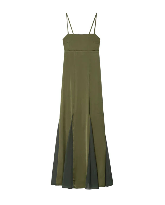 JAVIERA - VESTIDO MIDI SATINADO
